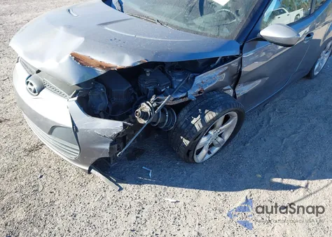 2015 Hyundai Veloster из США, поврежденный, VIN KMHTC6AD6FU234410